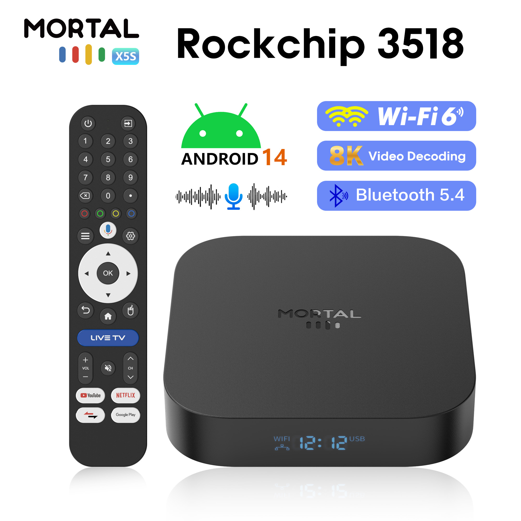Radxa Rock 5B 16Gb - Global X5S, Kotak TV Pintar Android