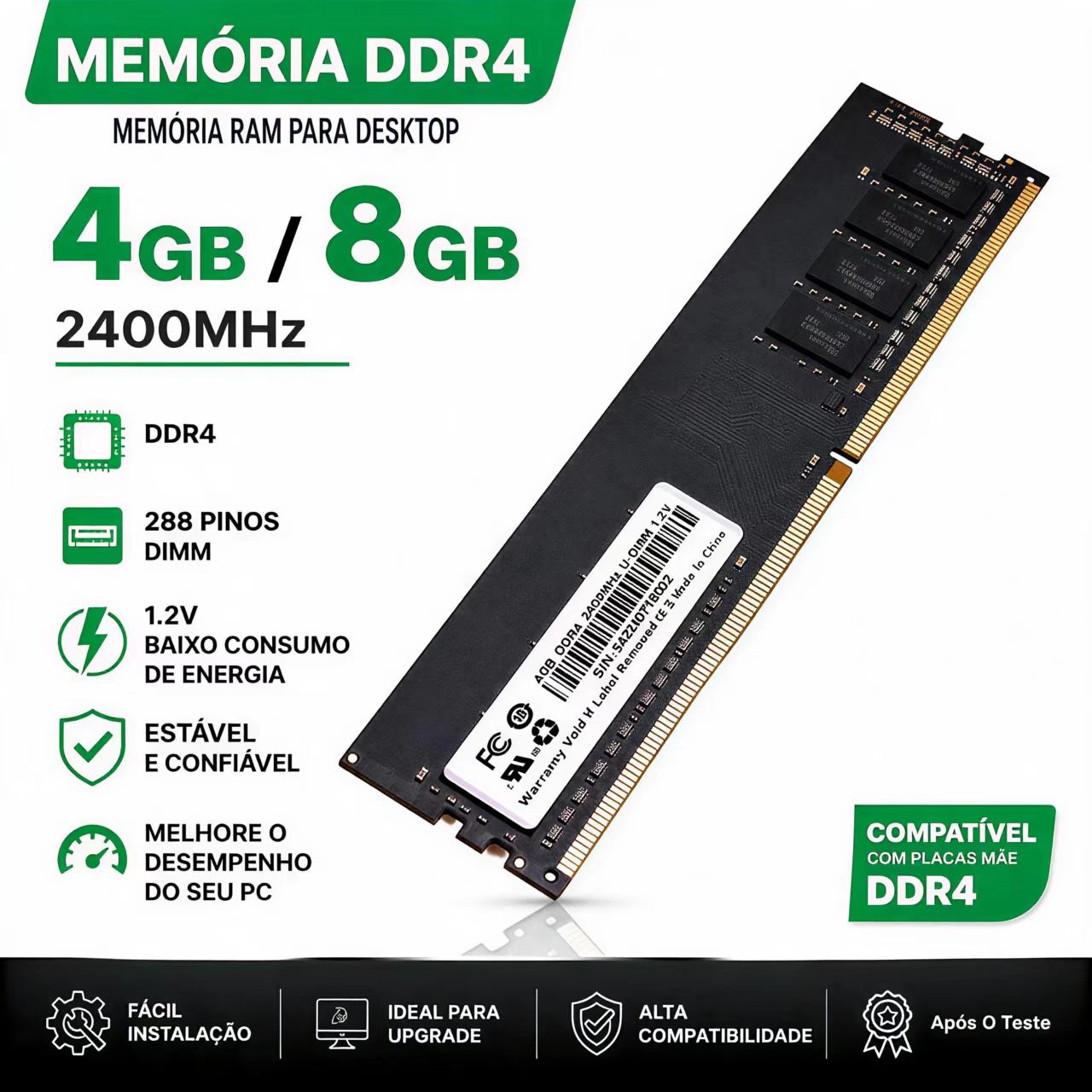 Khadas Vim4 8Gb - RAM DDR4 4GB 8GB 2400MHz Memori