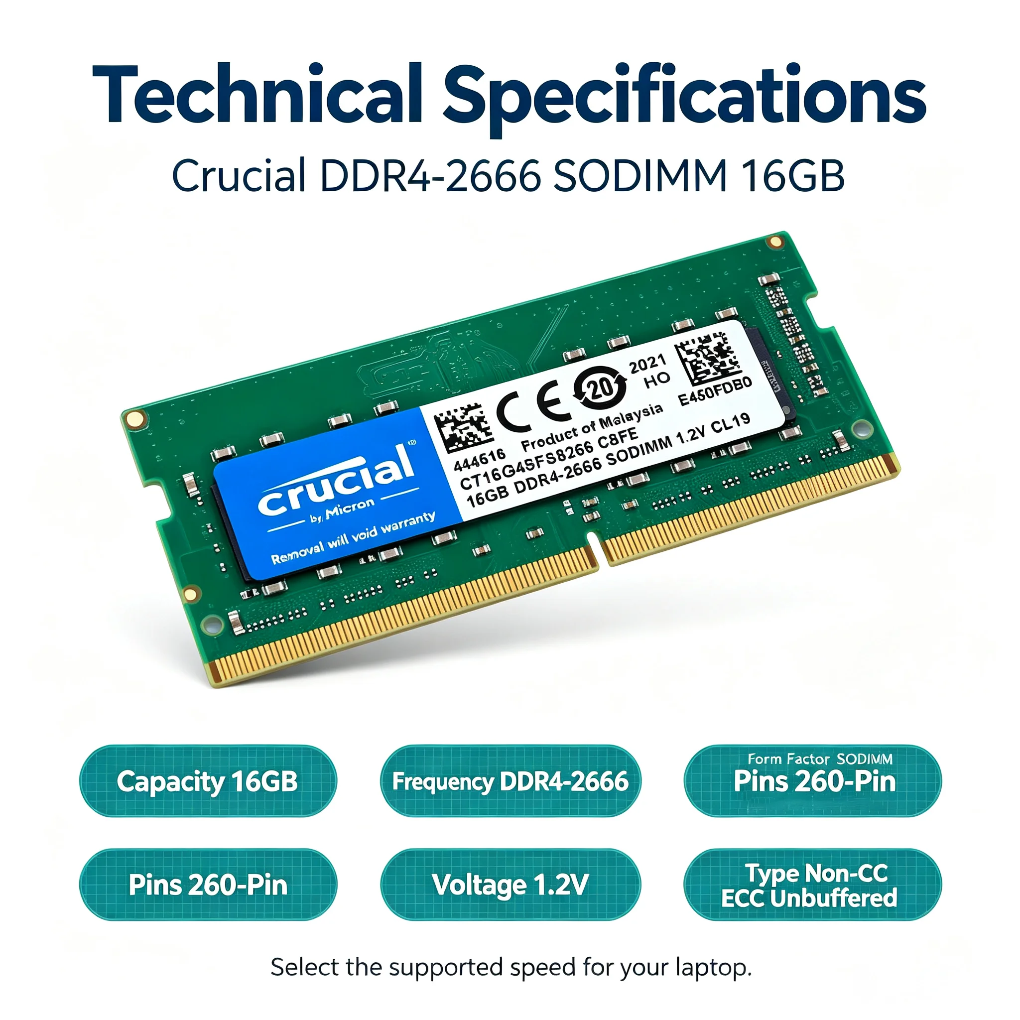 RAM Laptop Crucial DDR4 SODIMM - Khadas Vim4 8Gb ulasan dan harga